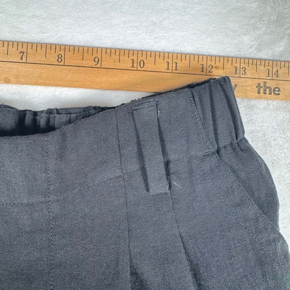 Halara Black High Waisted Wide Leg Pleated Trousers Pants Small Regular 02681119 - Picture 7 of 10